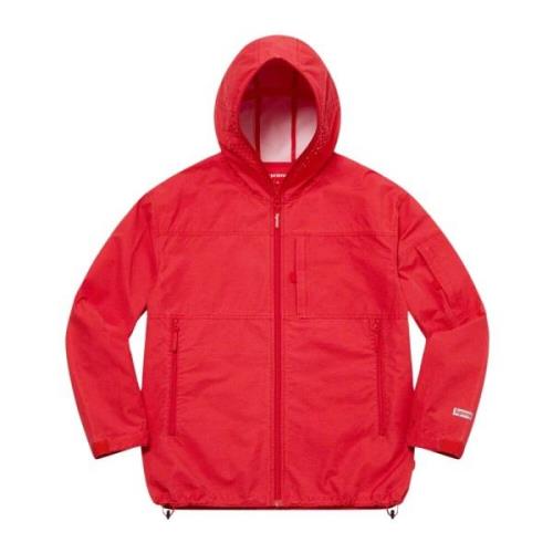 Supreme Röd Full Zip Facemask Jacka Limited Edition Red, Herr