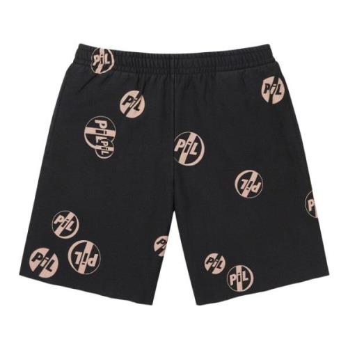 Supreme Begränsad Upplaga Svarta Sweatshorts med Tryckt Motiv Black, H...