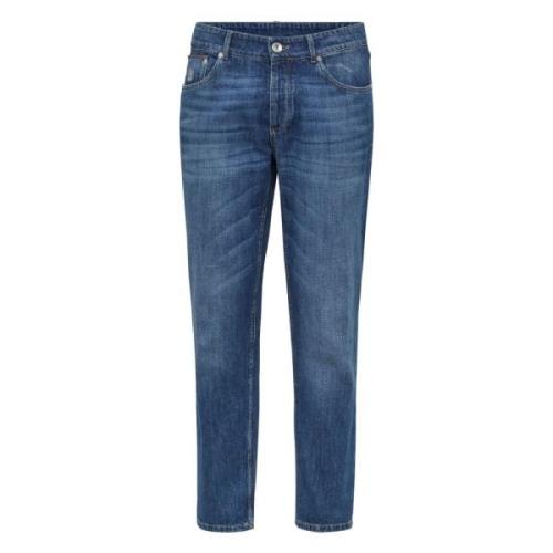 Brunello Cucinelli Vintage Denim Jeans Blue, Herr