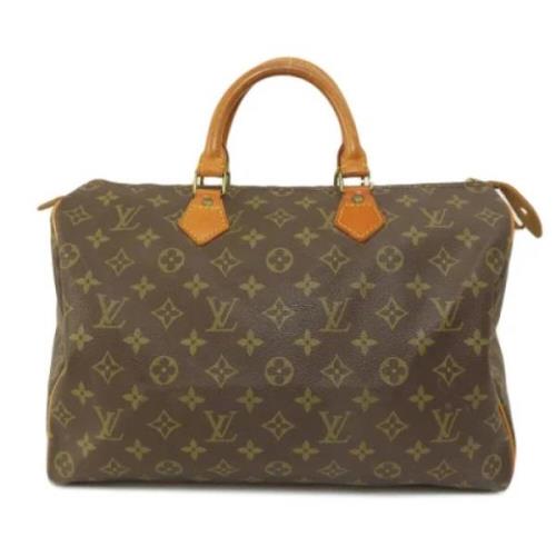 Louis Vuitton Vintage Pre-owned Canvas handvskor Brown, Dam