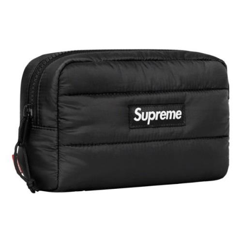 Supreme Svart Puffer Pouch Limited Edition Black, Dam