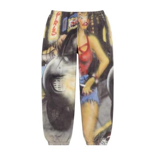 Supreme Multifärgad Lady Pink Sweatpant Begränsad Upplaga Multicolor, ...