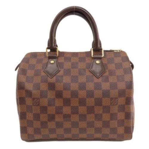 Louis Vuitton Vintage Pre-owned Canvas handvskor Brown, Dam