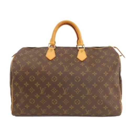 Louis Vuitton Vintage Pre-owned Tyg louis-vuitton-vskor Brown, Dam