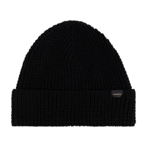 Woolrich Keps med logopatch Black, Herr