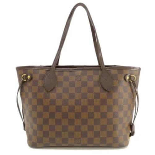 Louis Vuitton Vintage Pre-owned Canvas axelremsvskor Brown, Dam