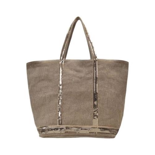 Vanessa Bruno Khaki Linne Toteväska Beige, Dam