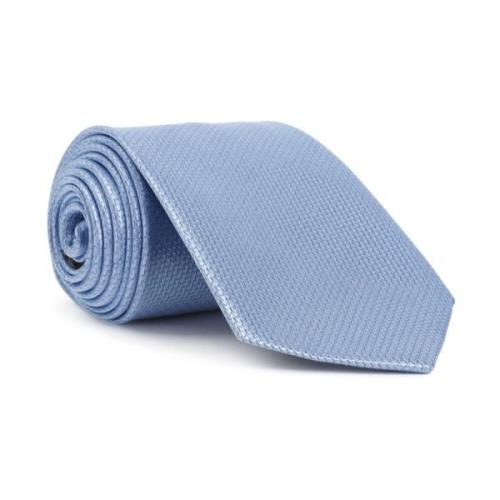 Brioni Himmelblå Sidenslips Blue, Herr