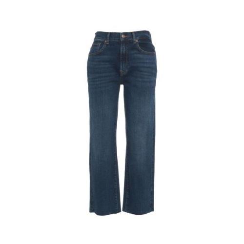 7 For All Mankind Blå Jeans Aw24 Damkläder Blue, Dam