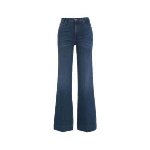 7 For All Mankind Blå Jeans Aw24 Damkläder Blue, Dam