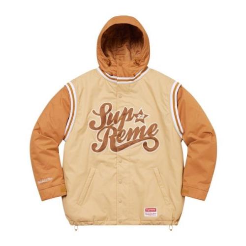 Supreme Quiltad Sportjacka Begränsad Upplaga Beige, Unisex