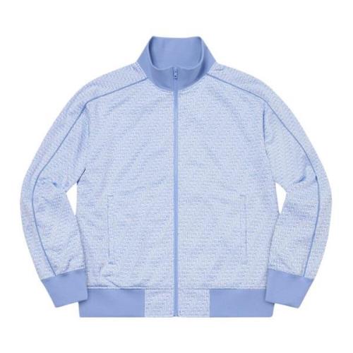 Supreme Begränsad upplaga Upprepa Track Jacket Vit Blue, Herr