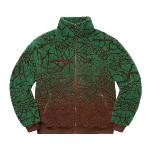 Supreme Web Polar Fleece Jacka Brun Multicolor, Herr