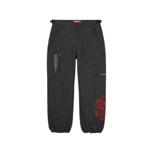 Supreme Vattenavvisande Nylon Ripstop Byxor Black, Herr