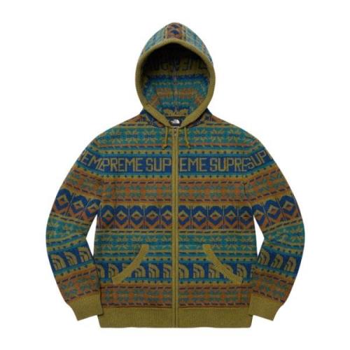 Supreme Begränsad upplaga Zip Up Hooded Sweater Multicolor, Herr