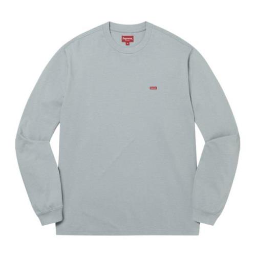 Supreme Begränsad upplaga Box Logo Tee Light Slate Gray, Herr