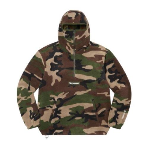 Supreme Begränsad upplaga Facemask Half Zip Pullover Multicolor, Herr