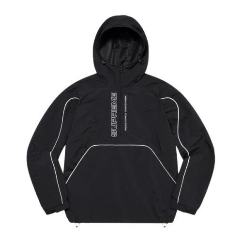 Supreme Begränsad upplaga Vattenavvisande Half Zip Pullover Black, Her...