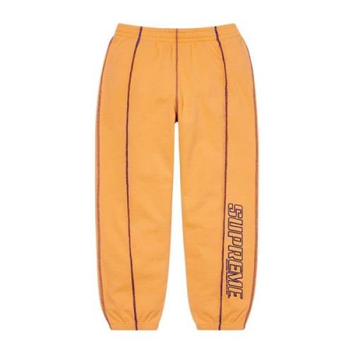 Supreme Begränsad upplaga Coverstitch Sweatpant Yellow, Herr