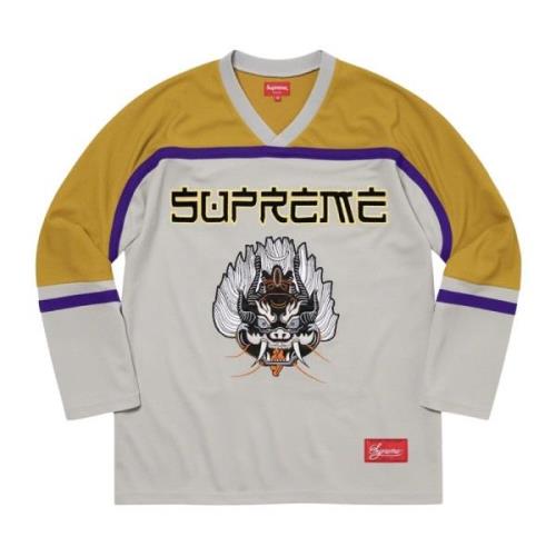 Supreme Begränsad upplaga Demon Hockey Jersey Grå Gray, Herr