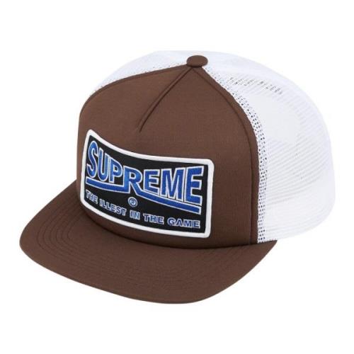 Supreme Mesh Back 5-Panel Brun Hatt Brown, Unisex