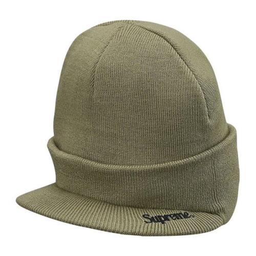 Supreme Begränsad upplaga Radar Beanie Olive Green, Unisex