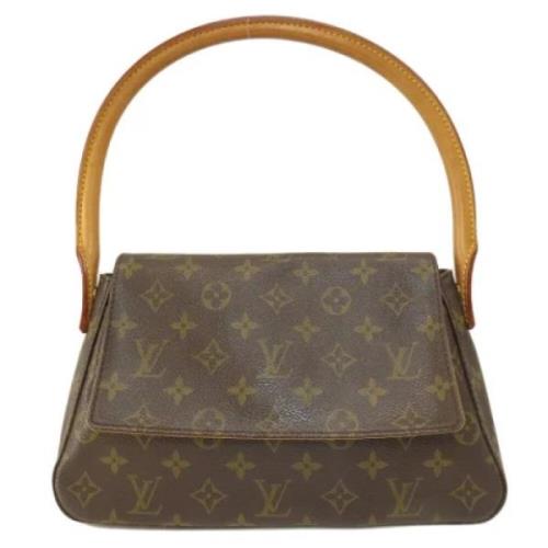 Louis Vuitton Vintage Pre-owned Tyg louis-vuitton-vskor Brown, Dam