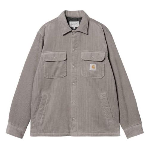 Carhartt Wip Sammetsfodrad skjortjacka Gray, Herr