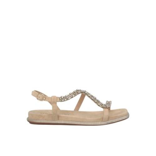 Alma EN Pena Skinande rem sandal Beige, Dam