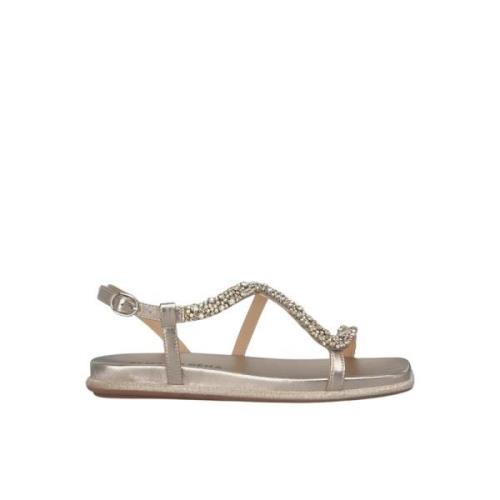 Alma EN Pena Blank Rem Platta Sandal Yellow, Dam