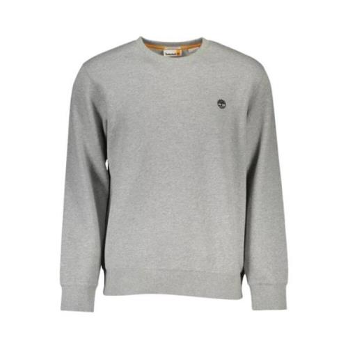 Timberland Logo Sweatshirt Casual Style Gray Gray, Herr