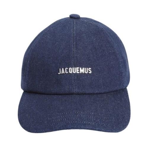 Jacquemus Navy Stripe Gadjo Cap Blue, Herr