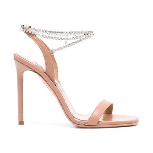 Aquazzura Puderrosa Whisper Sandal Pink, Dam