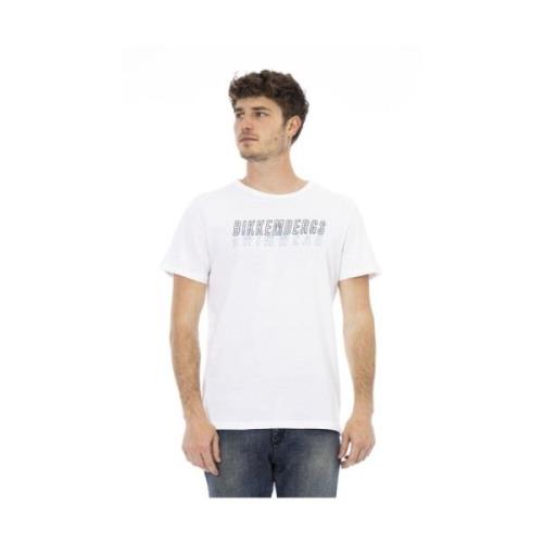 Bikkembergs Fräsch Vit Bomull T-shirt White, Herr