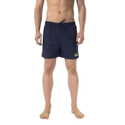 Just Cavalli Blå Strandshorts med Dragsko och Tryck Blue, Herr