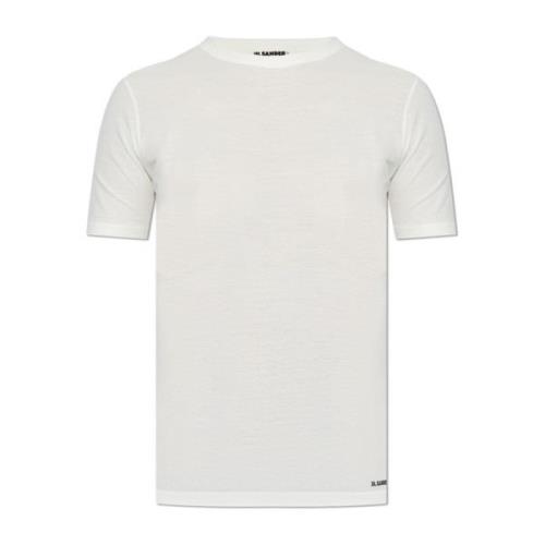 Jil Sander Bomull t-shirt White, Dam