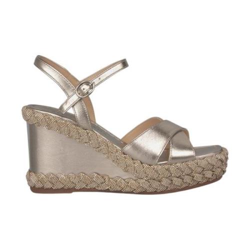 Alma EN Pena Rhinestone Kil Sandal Yellow, Dam