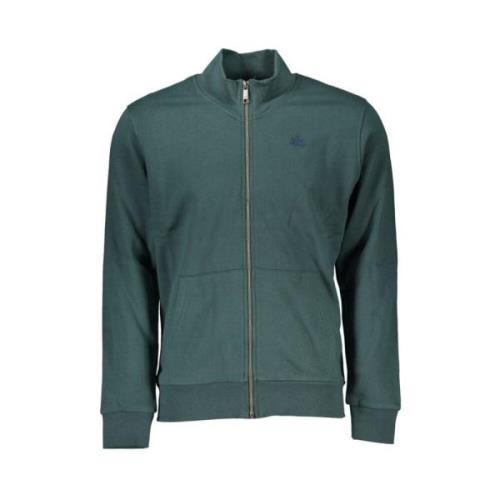 La Martina Grön Fleece Dragkedja Sweatshirt Green, Herr