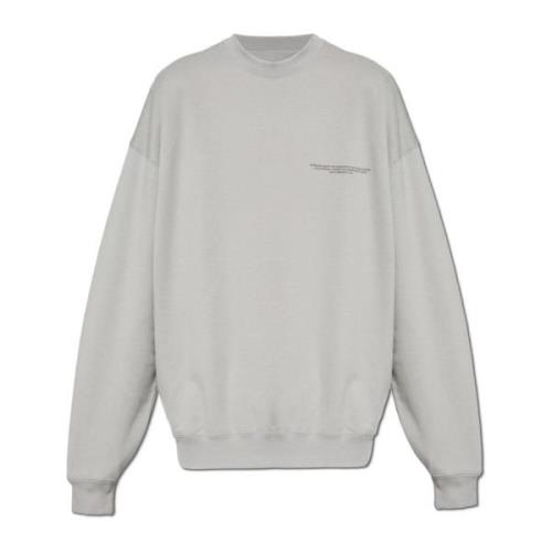 Y-3 Sweatshirt med tryckt logotyp Gray, Unisex