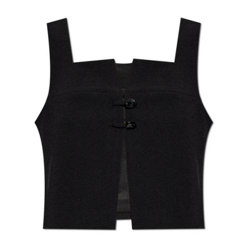 Cult Gaia Top Octavia Black, Dam