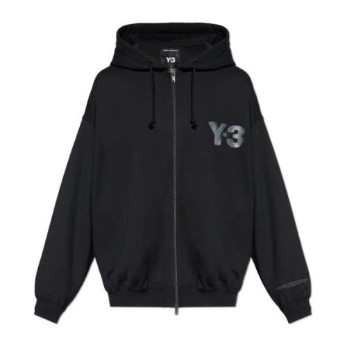 Y-3 Dragkedja sweatshirt Black, Unisex