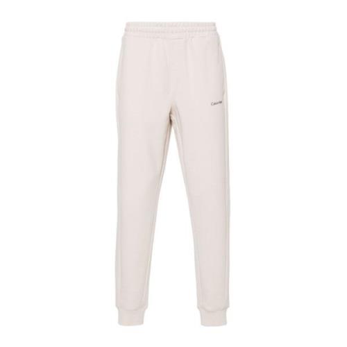 Calvin Klein Beige Sweatpants Komfort Fit Dragsko i midjan Beige, Herr