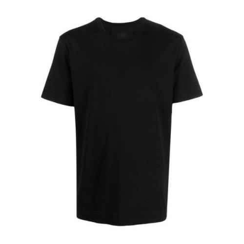 Givenchy Svart T-shirt med Tryck, Bomull, Korta ärmar Black, Herr