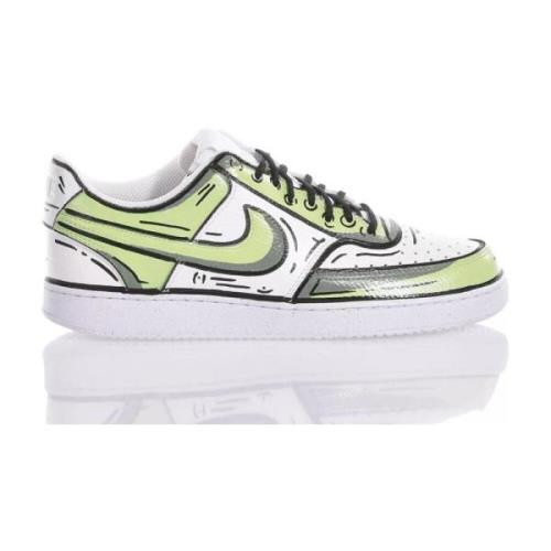 Nike Anpassade Grön Vita Sneakers Multicolor, Herr