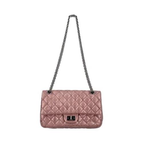 Chanel Vintage Pre-owned Tyg chanel-vskor Pink, Dam