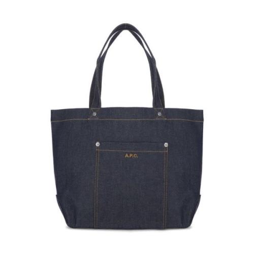 A.p.c. Handbags Blue, Dam