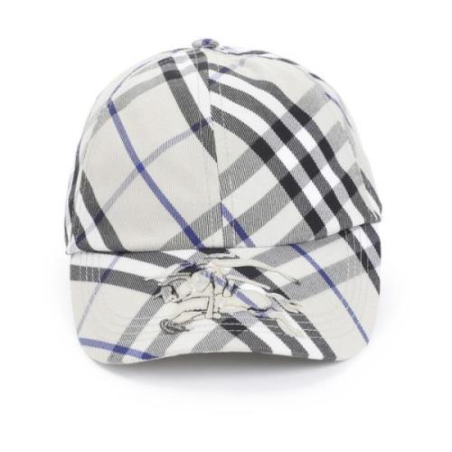 Burberry Lichen Cap White, Herr