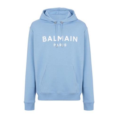 Balmain Paris huvtröja Blue, Herr