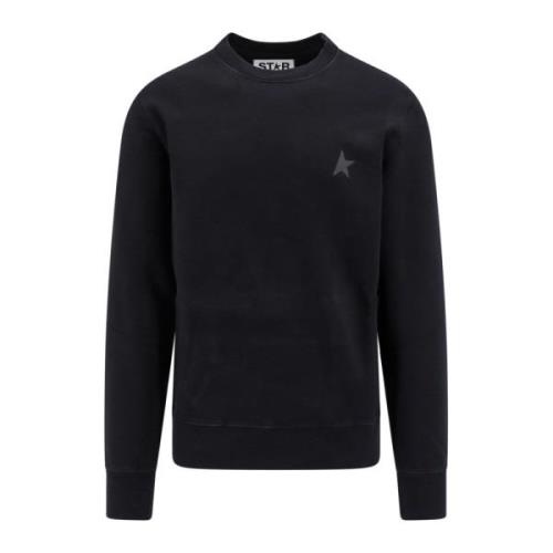 Golden Goose Svart Crew-neck Sweatshirt Aw24 Black, Herr