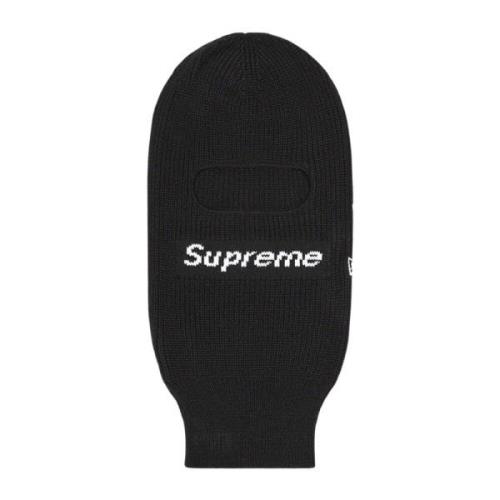 Supreme Begränsad upplaga Box Logo Balaclava Svart Black, Unisex